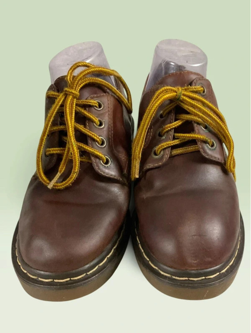 Prima Royale Chunky Brown Leather Oxfords Vintage Women's Size 8